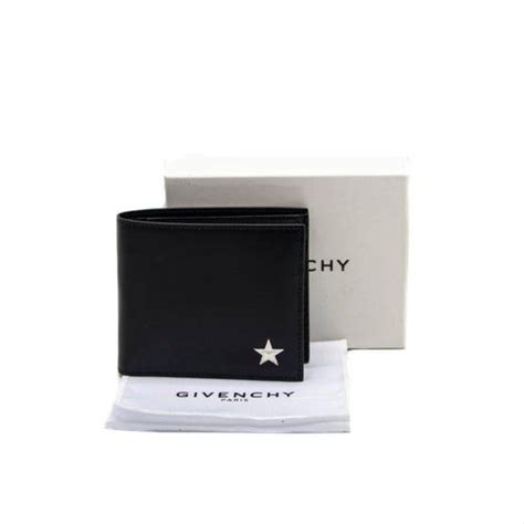 givenchy white star leather wallet|givenchy wallet.